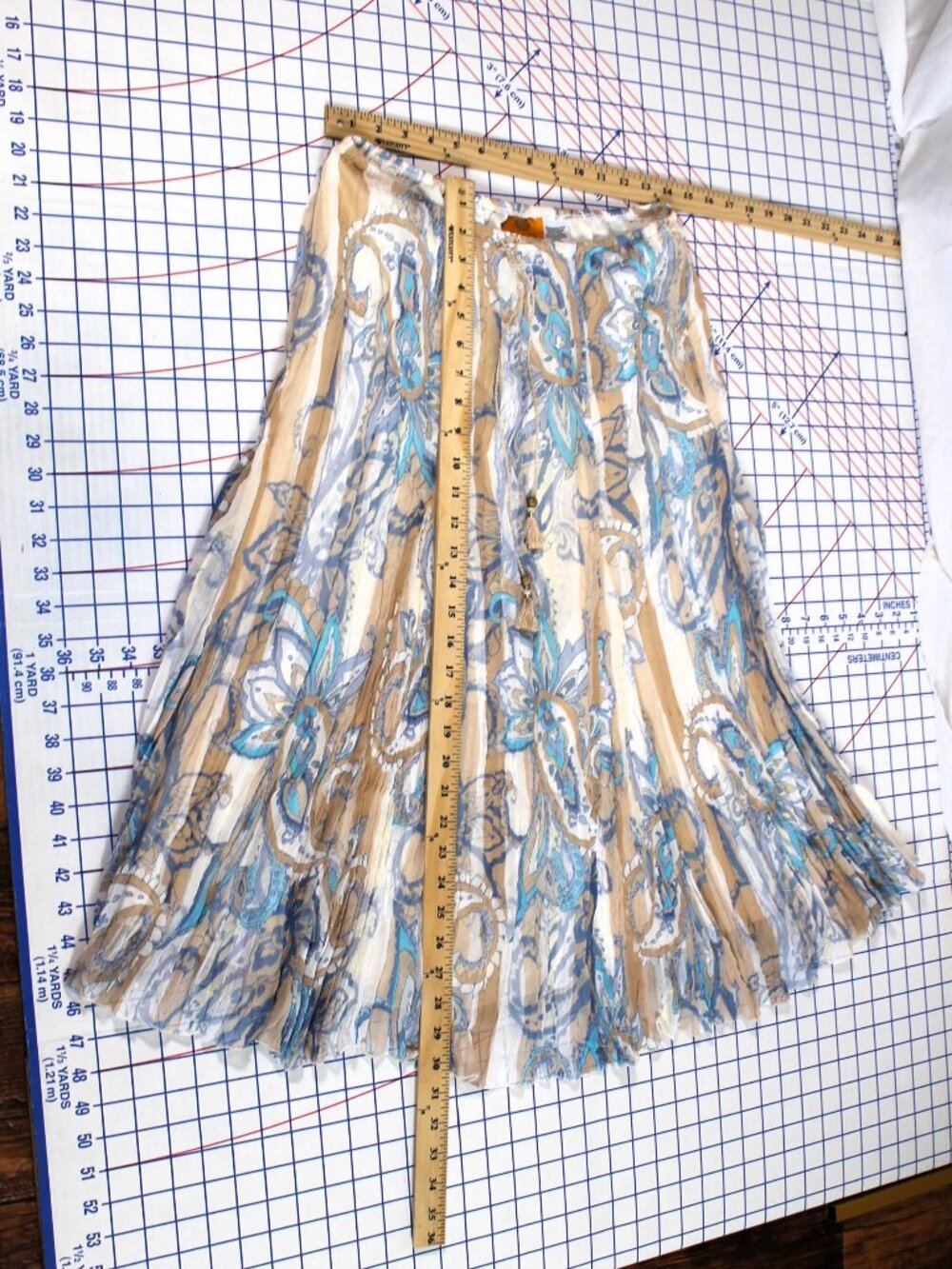 Ruby Rd. Petites Lined Broomstick Skirt PS - Picture 4 of 6